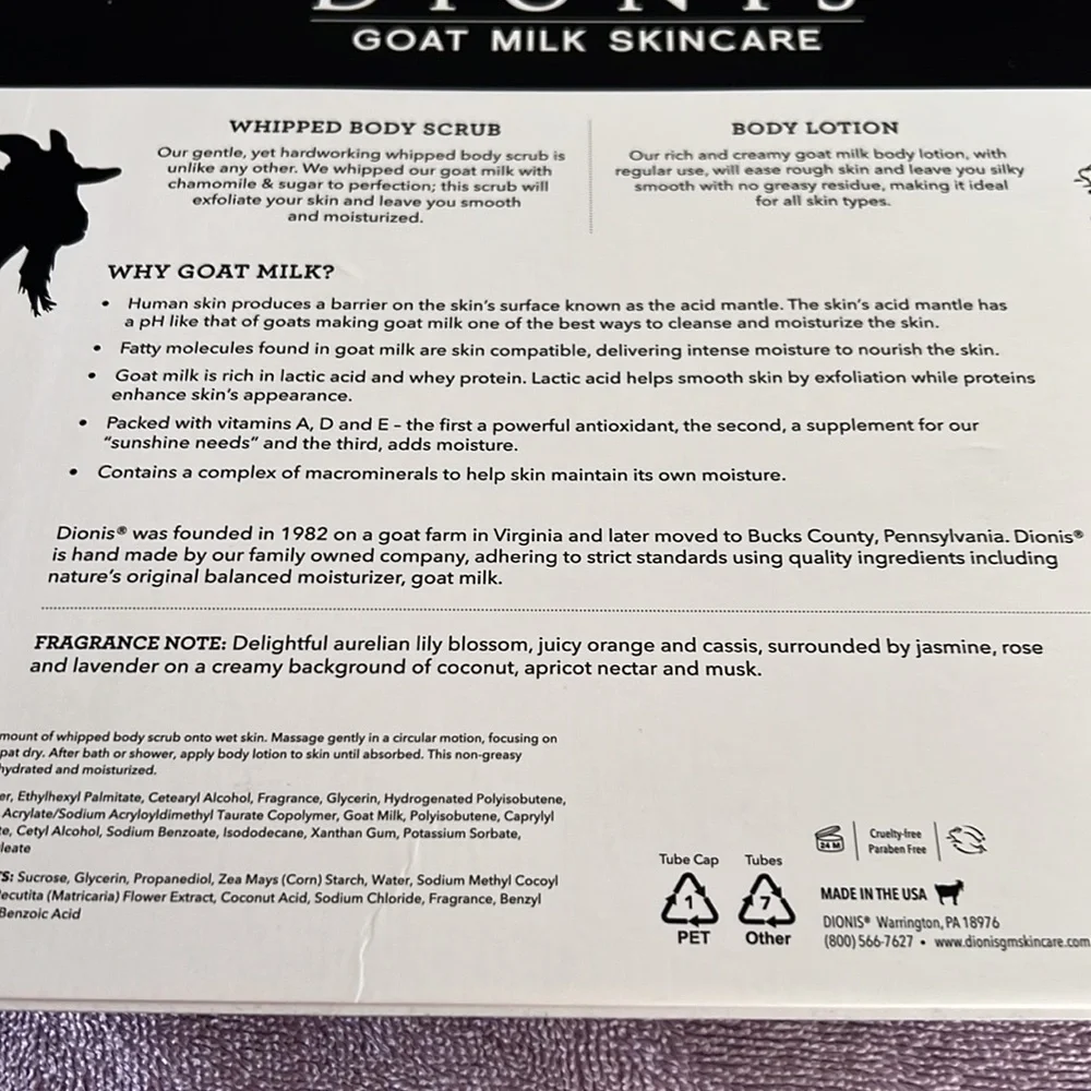 🐐 Goat Milk Bath & Body set